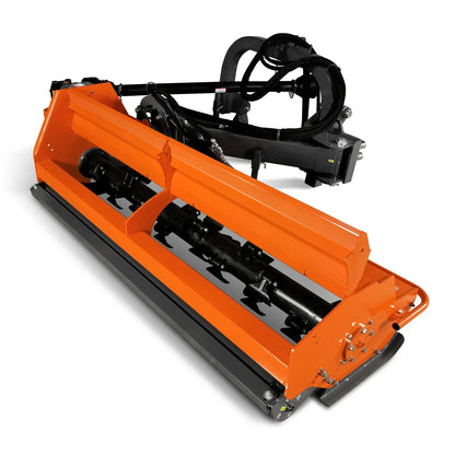 86" Heavy Duty 3 Point Offset Ditch Bank Verge Flail Mower Italy CMR Gearbox,  90-120HP,  PTO Driven,  VBM86