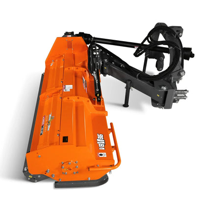 86" Heavy Duty 3 Point Offset Ditch Bank Verge Flail Mower Italy CMR Gearbox,  90-120HP,  PTO Driven,  VBM86