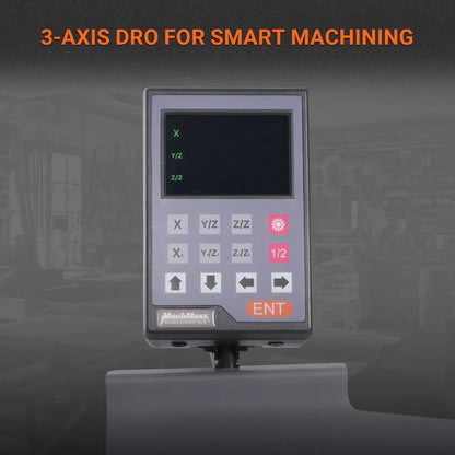 6"x20'' Benchtop Mill Drill Machine with DRO Brushless Motor, Variable Speed, R8 Spindle, 1 HP, 110V, Compact Milling Drilling Tool for Garage Shop, DIY Metalworking without Stand VM18LD