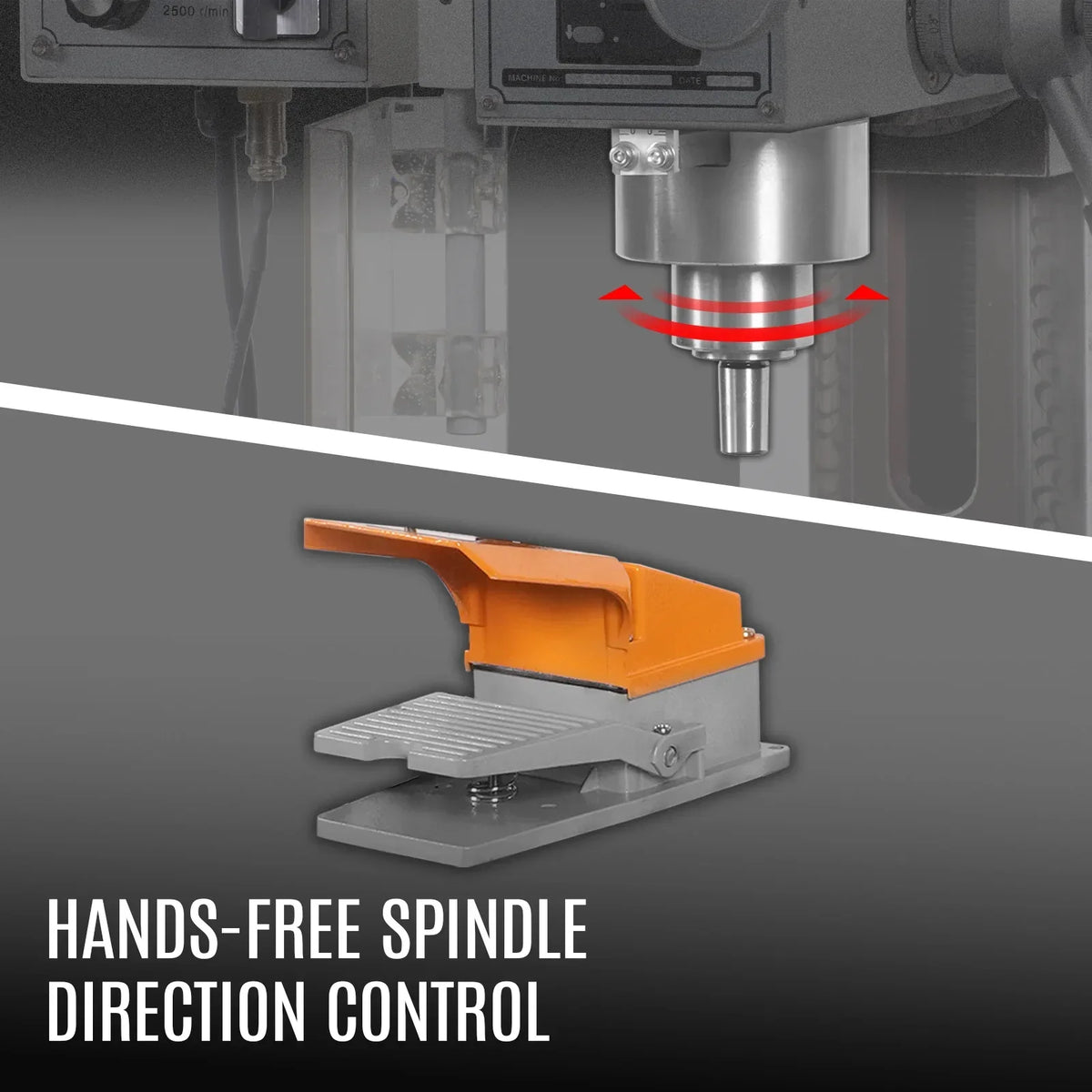 1.5HP 7‘’x 27-1/2‘’ Benchtop Mini Mill Drill Machine, Variable Speed, R8 Spindle, Brushless Motor, 110V, Compact Milling Drilling Tool for Garage Shop, DIY Metalworking without Stand VM25LD