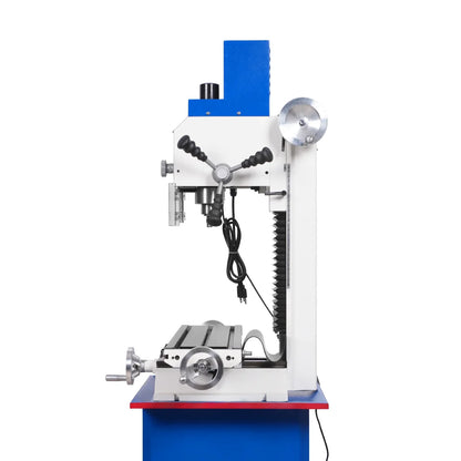 7‘’ x 27-1/2‘’ Benchtop Mini Mill Drill Machine, Variable Speed, Brshless Motor, R8 Spindle, 1.5 HP, 110V, Compact Milling Drilling Tool for Garage Shop, DIY Metalworking without Stand VM25L