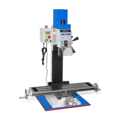 8-1/4"x33'' Industrial Benchtop Mill Drill Machine Brushless Motor, Variable Speed, R8 Spindle, 2 HP, 110V, Compact Milling Drilling Tool for Garage Shop, DIY Metalworking without Stand VM32L
