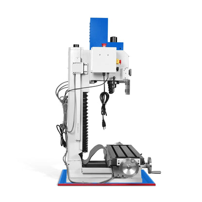 8-1/4"x33'' Industrial Benchtop Mill Drill Machine Brushless Motor, Variable Speed, R8 Spindle, 2 HP, 110V, Compact Milling Drilling Tool for Garage Shop, DIY Metalworking without Stand VM32L