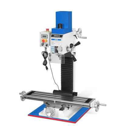 8-1/4"x33'' Industrial Benchtop Mill Drill Machine Brushless Motor, Variable Speed, R8 Spindle, 2 HP, 110V, Compact Milling Drilling Tool for Garage Shop, DIY Metalworking without Stand VM32L