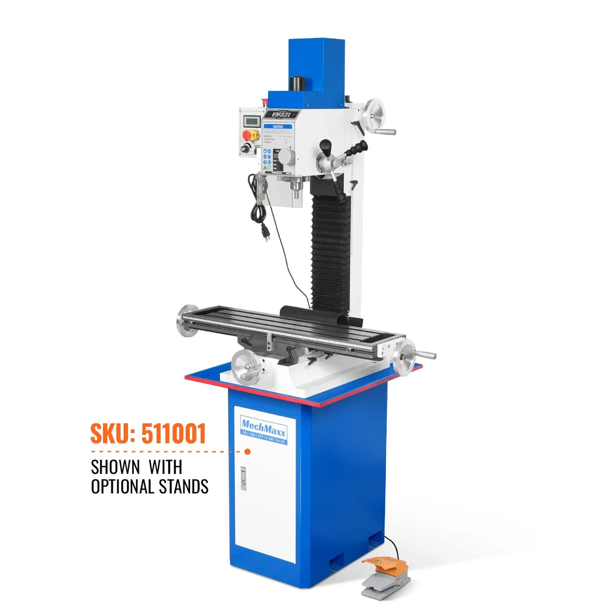 8-1/4"x33'' Industrial Benchtop Mill Drill Machine Brushless Motor, Variable Speed, R8 Spindle, 2 HP, 110V, Compact Milling Drilling Tool for Garage Shop, DIY Metalworking without Stand VM32L