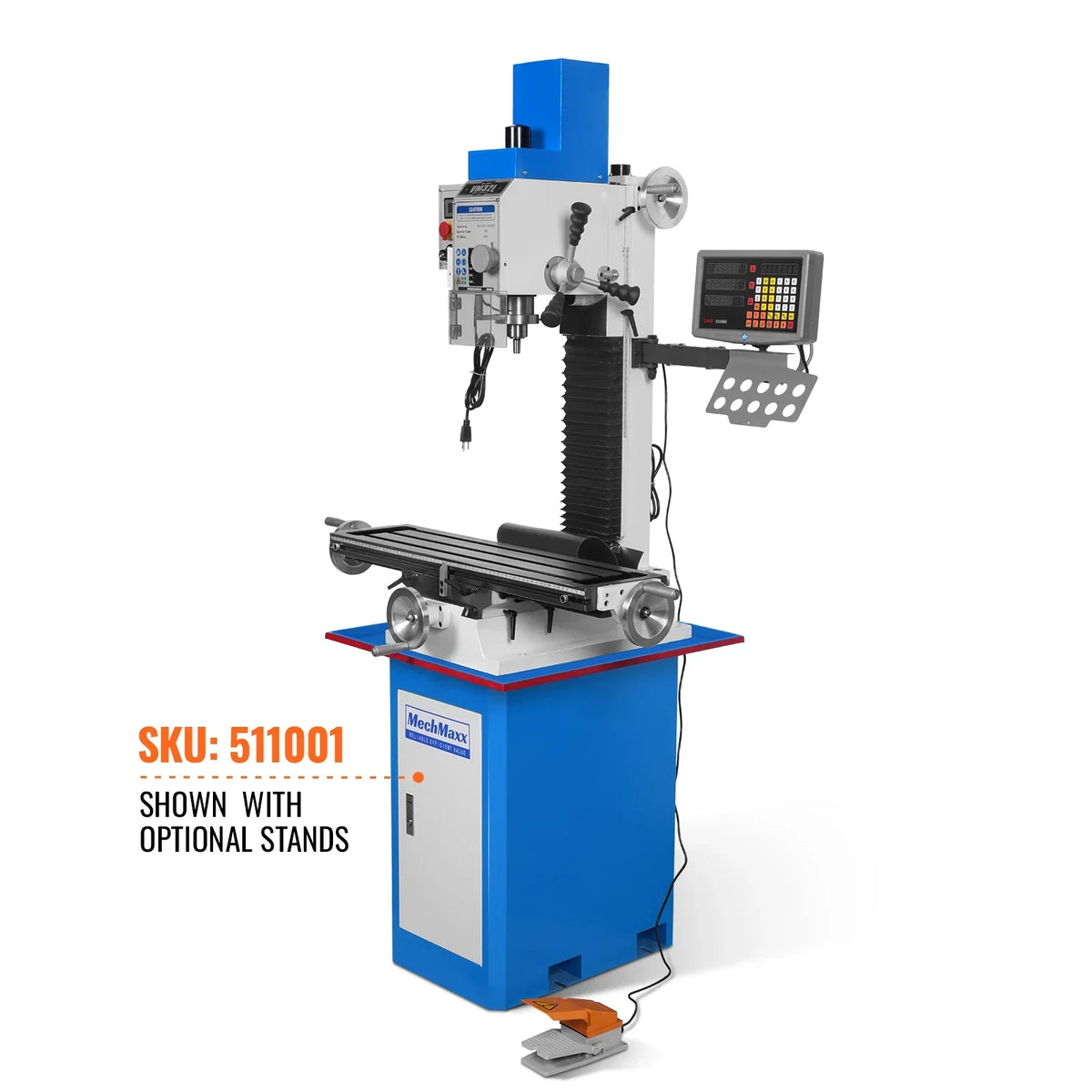 8-1/4"x33'' Industrial Benchtop Mill Drill Machine with DRO, Variable Speed, Brushless Motor, R8 Spindle, 2 HP, 110V, Compact Milling Drilling Tool for Garage Shop, DIY Metalworking without Stand VM32LD