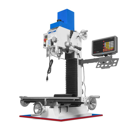 8-1/4"x33'' Industrial Benchtop Mill Drill Machine with DRO, Variable Speed, Brushless Motor, R8 Spindle, 2 HP, 110V, Compact Milling Drilling Tool for Garage Shop, DIY Metalworking without Stand VM32LD
