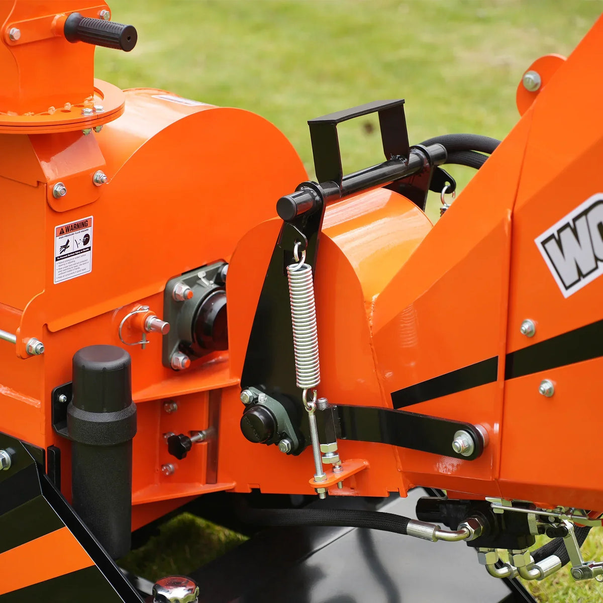 6" 3 Point Hydraulic Feeding PTO Wood Chipper for 20-50HP Tractor,  WC68H
