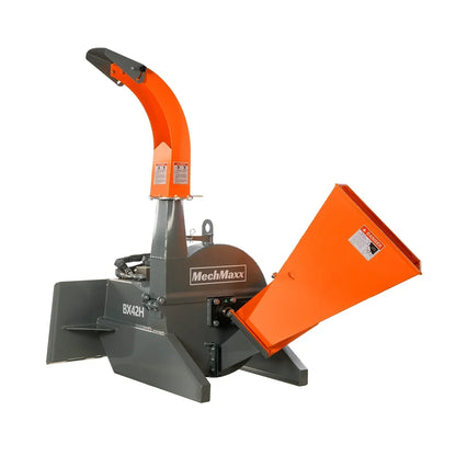 4” Skid Steer Wood Chipper Attachment 14-20gal/min , BX42H