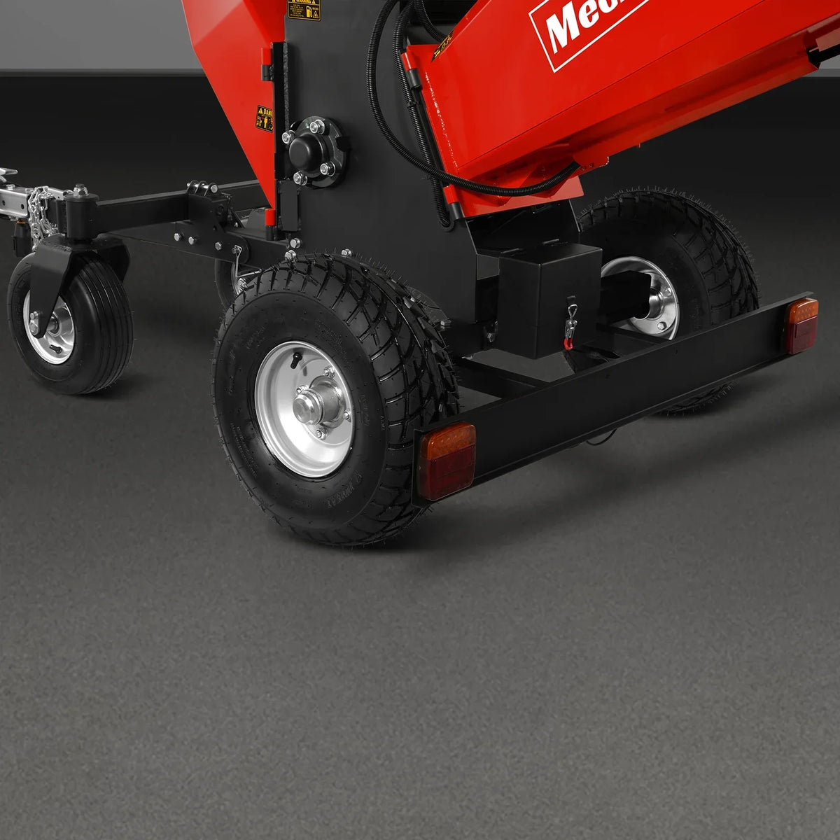6 inch KOHLER E-Start 429cc 14HP Gas Powered 4 - Wheel Drum Wood Chipper with Taillight ,  B150