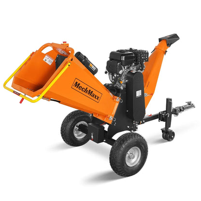 6 inch E-start ZONSEN 420cc 15hp Gasoline Engine Powered Drum Wood Chipper ,  P4206