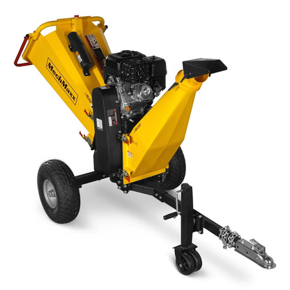 6 inch E-start ZONSEN 420cc 15hp Gasoline Engine Powered Drum Wood Chipper,  P4206