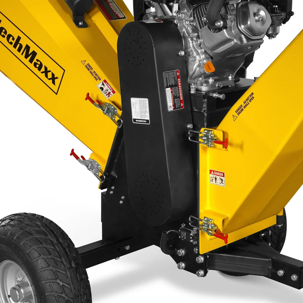 6 inch E-start ZONSEN 420cc 15hp Gasoline Engine Powered Drum Wood Chipper,  P4206