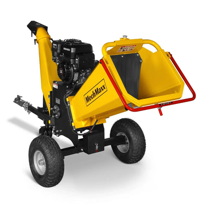 6 inch E-start ZONSEN 420cc 15hp Gasoline Engine Powered Drum Wood Chipper,  P4206