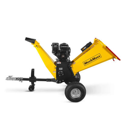 6 inch E-start ZONSEN 420cc 15hp Gasoline Engine Powered Drum Wood Chipper,  P4206