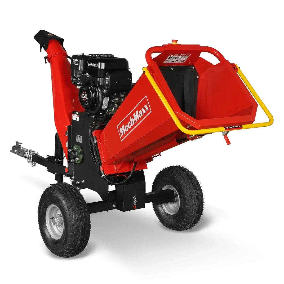 6 inch E-start ZONSEN 420cc 15hp Gasoline Engine Powered Drum Wood Chipper ,  P4206
