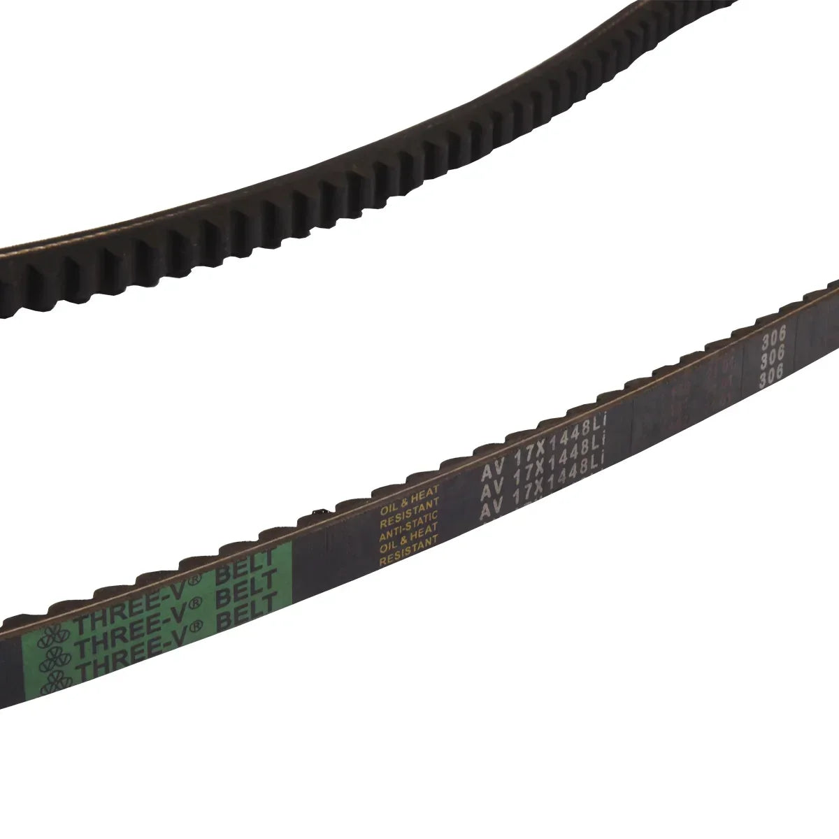 ( 1 Pack / 2 Pcs ) Belt for Finishing Mower FM120, 17*1448Li (SKU: 150146）