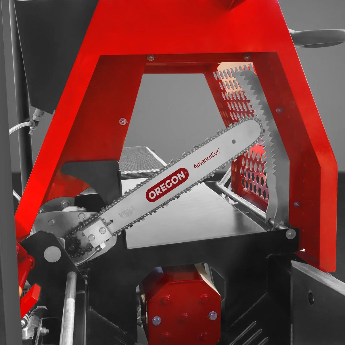 Honda GX390 Engine Firewood Log Splitter Processor with Conveyor,  20ton Splitting Force 22.5" x 15" Log Capacity,  18" Chainsaw,  HLS20