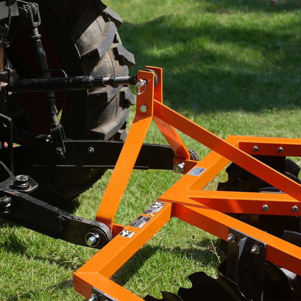 72" Tractor Notched Disc Harrow Disc Plow 3 Point Hitch,  DH72