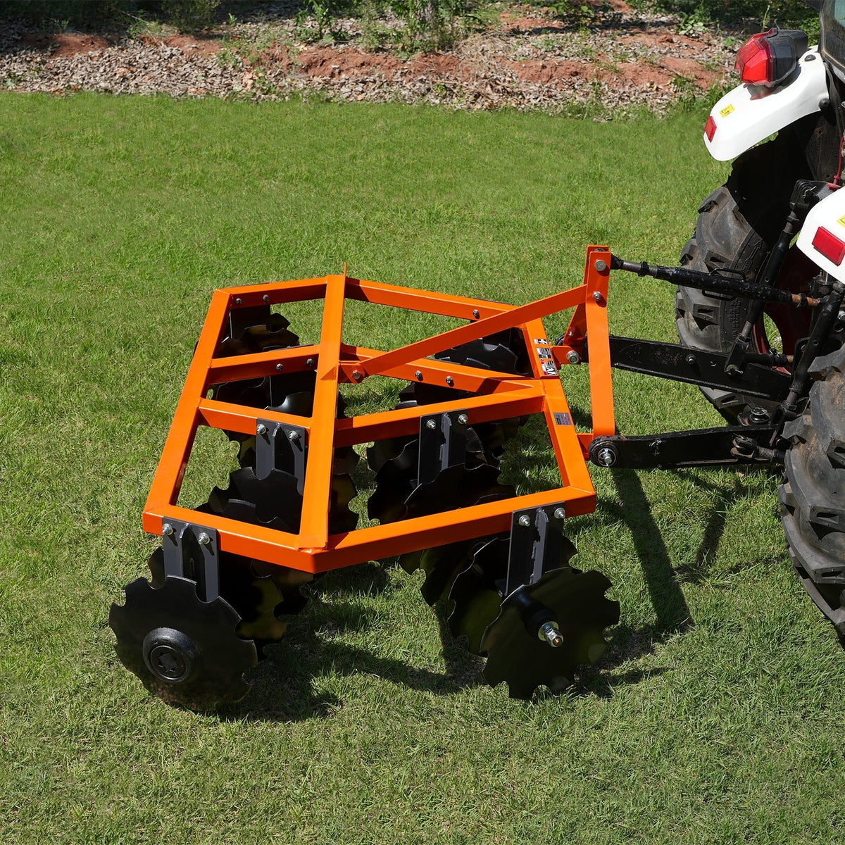 72" Tractor Notched Disc Harrow Disc Plow 3 Point Hitch,  DH72