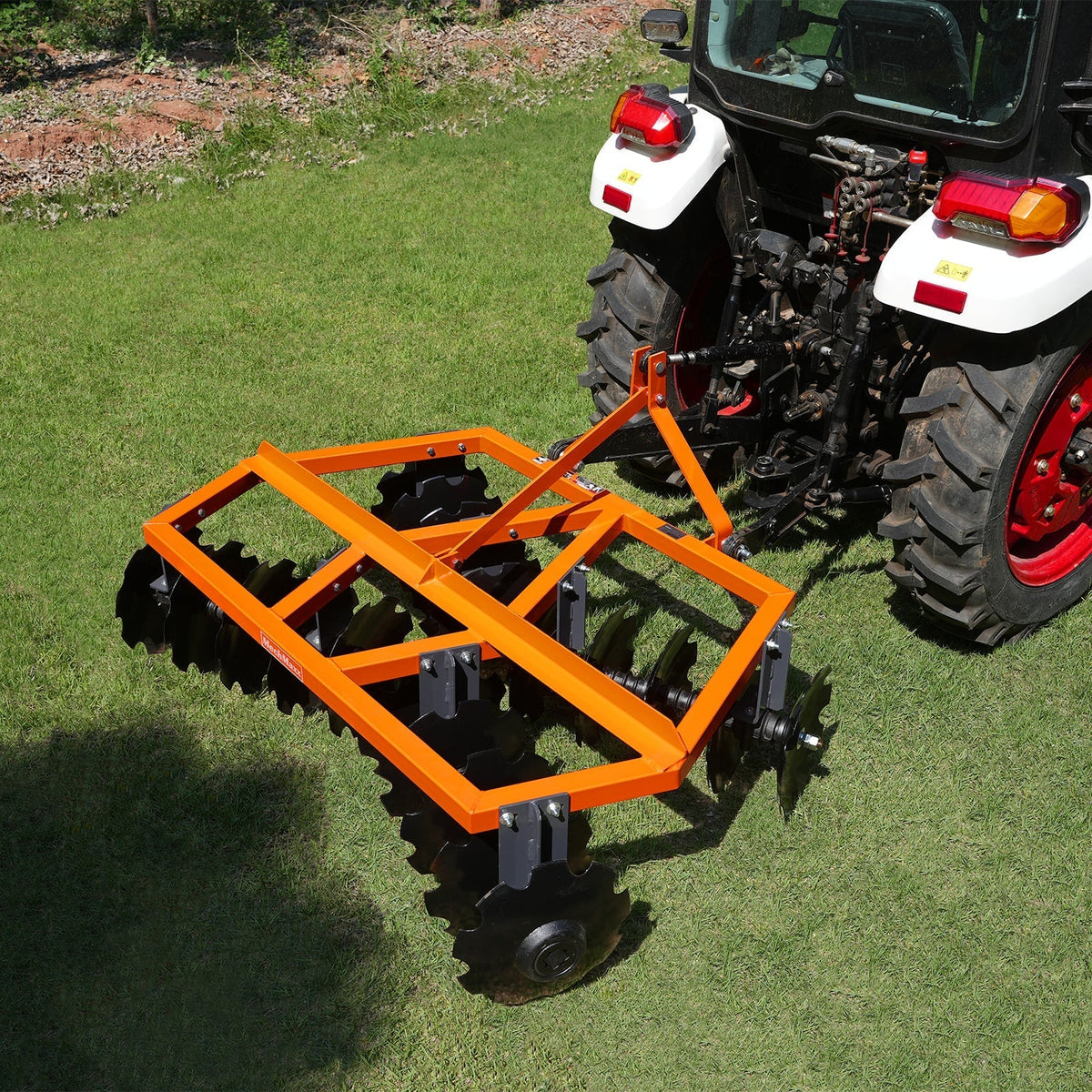 72" Tractor Notched Disc Harrow Disc Plow 3 Point Hitch,  DH72