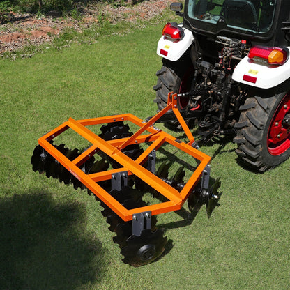72" Tractor Notched Disc Harrow Disc Plow 3 Point Hitch,  DH72