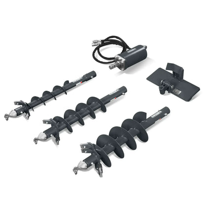 Mini Skid Steer Drive Auger with 6" ,  9" ,  12" Dia. Auger Bits