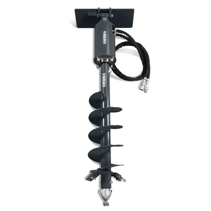 Mini Skid Steer Drive Auger with 6" ,  9" ,  12" Dia. Auger Bits
