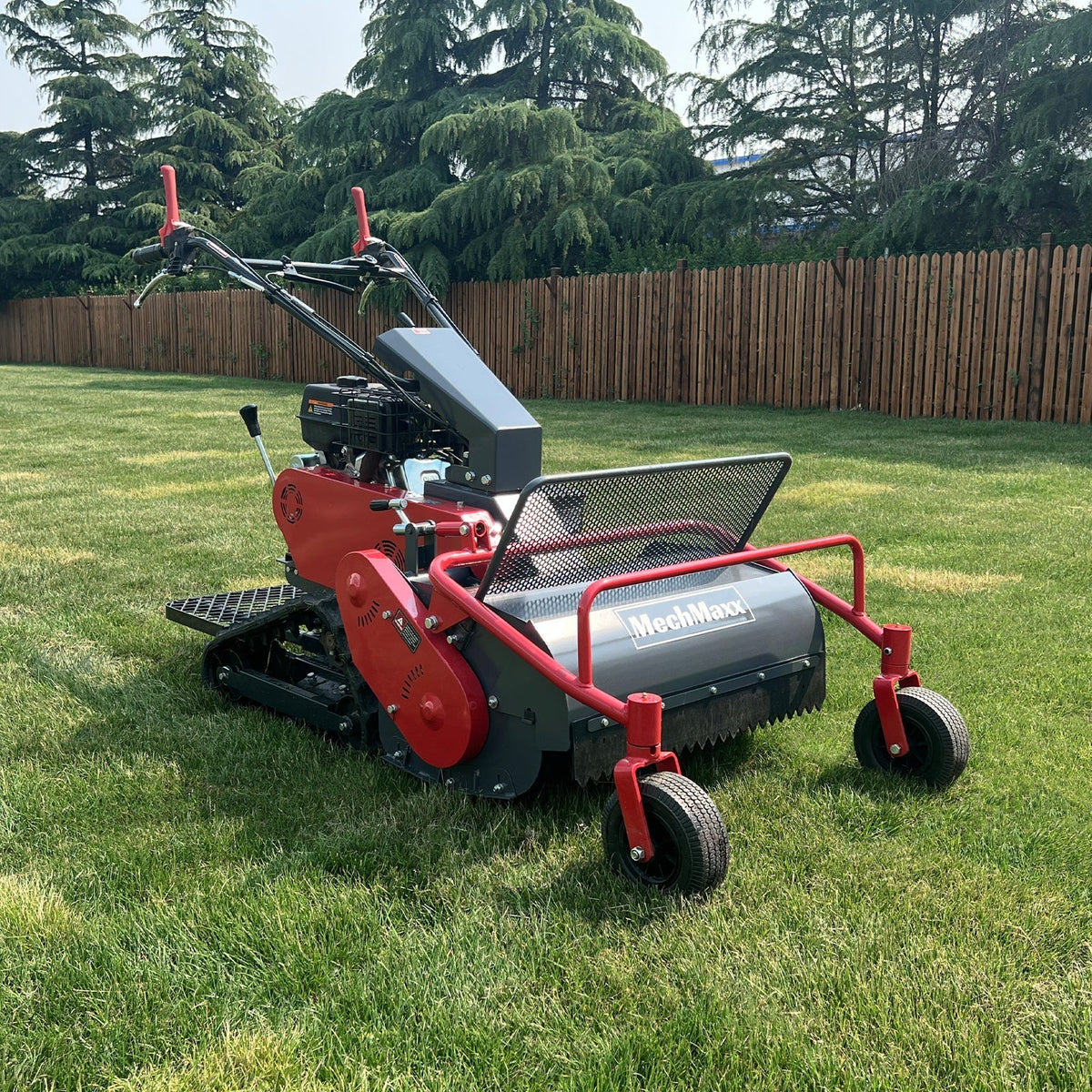27" Walk Behind Flail Mower,  10HP 302cc,  Self-Propelled,  Tracked,  Electric Start,  SFM27T