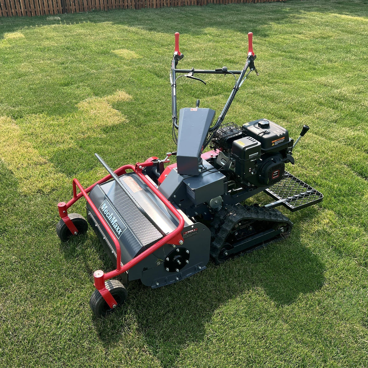 27" Walk Behind Flail Mower,  10HP 302cc,  Self-Propelled,  Tracked,  Electric Start,  SFM27T