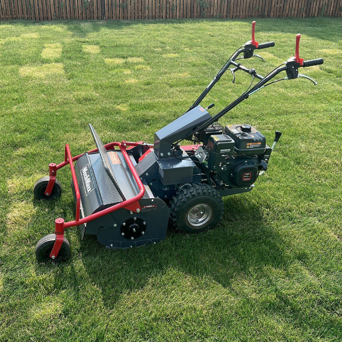 27" Walk Behind Flail Mower,  10HP 302cc,  Self-Propelled,  Wheeled,  Electric Start,  SFM27W