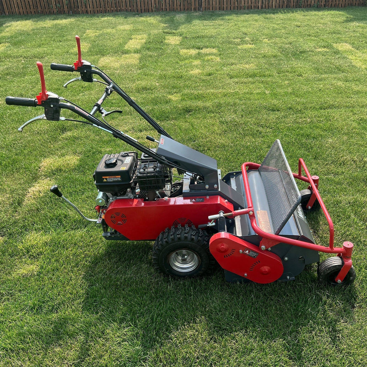 27" Walk Behind Flail Mower,  10HP 302cc,  Self-Propelled,  Wheeled,  Electric Start,  SFM27W