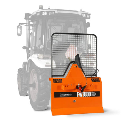 3-Point PTO Stump Grinder & Forestry Log Skidding Winch Bundle, SG24 & FW8800