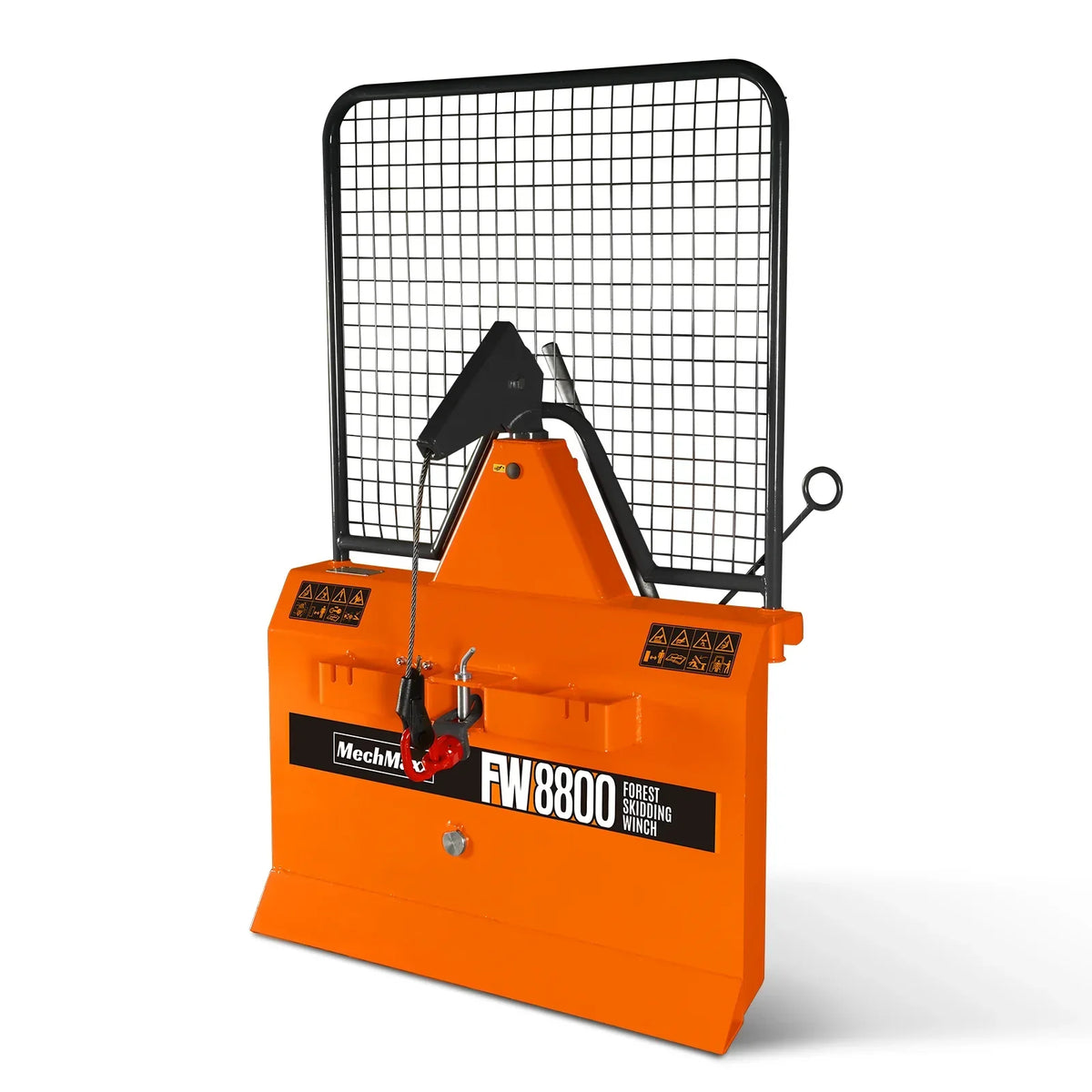 3-Point PTO Stump Grinder & Forestry Log Skidding Winch Bundle, SG24 & FW8800
