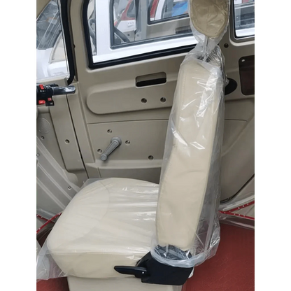 GIO GOLF ENCLOSED MOBILITY SCOOTER 60V 1200W, top speed 18mph, Range up to 30 miles, backup camera, heater, fan, alarm, media center, 500lb load capacity