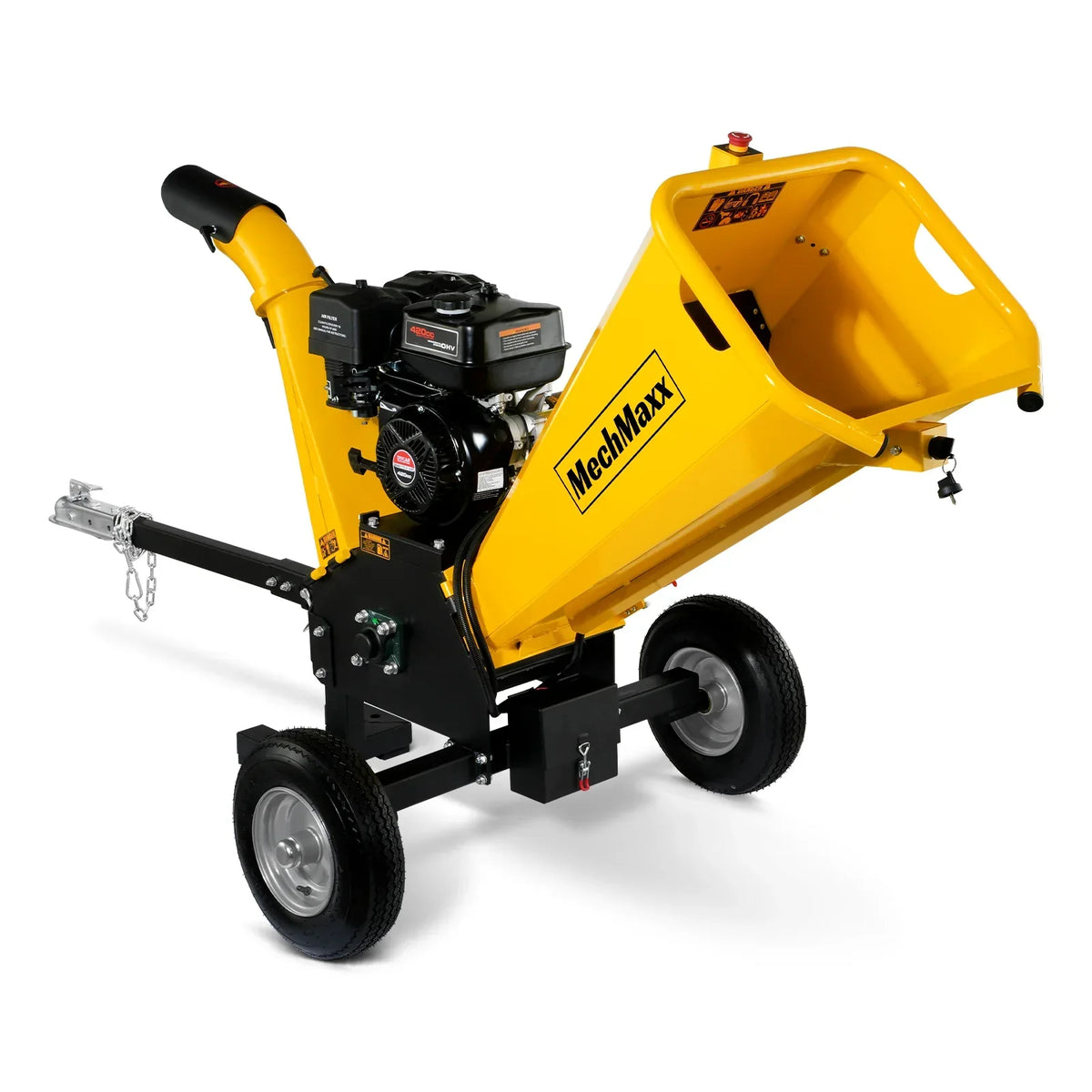 5 inch E-start DUCAR 420cc Gasoline Engine Powered Wood Chipper,  GS1500