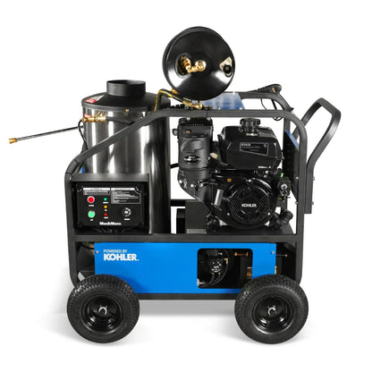 4000 PSI 4 GPM KOHLER E-Start Engine Hot Water Pressure Washer with Hose Reel,  HPW40K