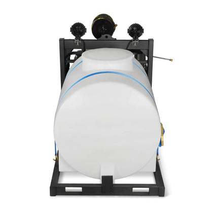 4000 PSI 4 GPM KOHLER E-Start Engine Hot Water Pressure Washer Skid Mounted with 245 Gal Tank,  HPW40KBT