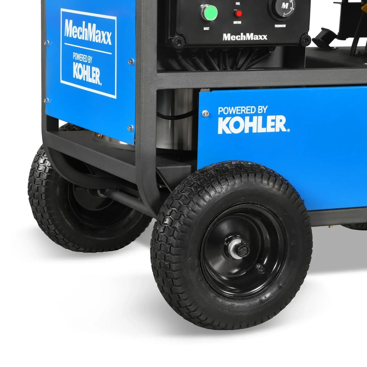 4000 PSI 4 GPM KOHLER E-Start Engine Hot Water Pressure Washer with Hose Reel,  HPW40K