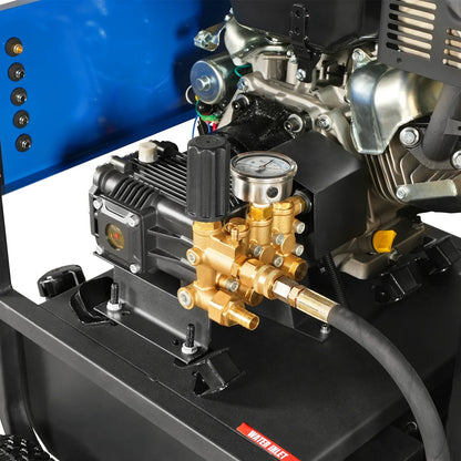 4000 PSI 4 GPM KOHLER E-Start Engine Hot Water Pressure Washer with Hose Reel,  HPW40K