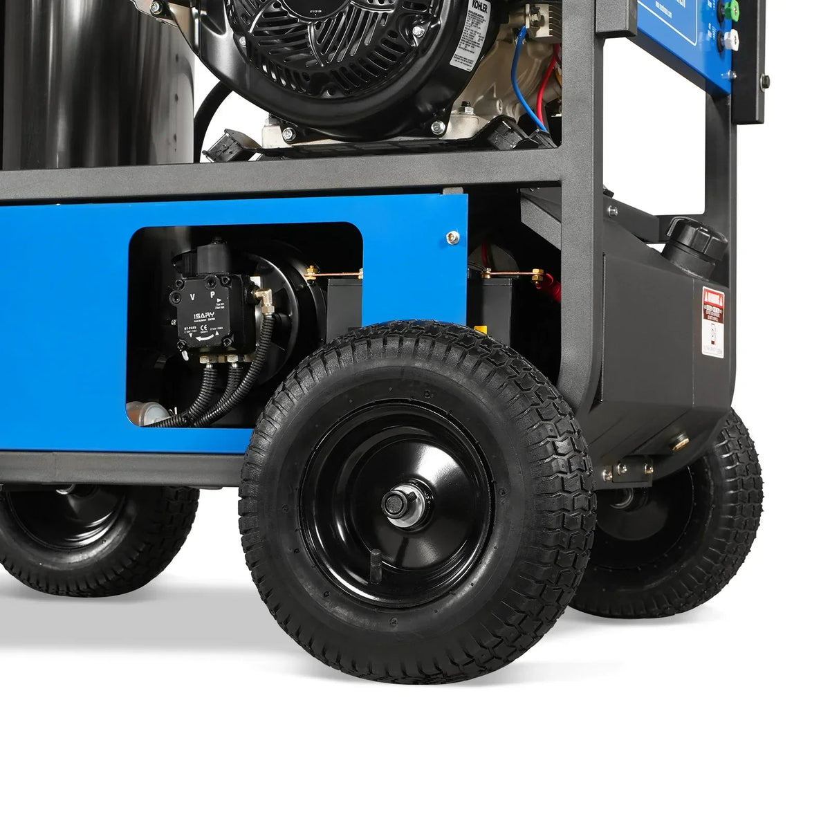 4000 PSI 4 GPM KOHLER E-Start Engine Hot Water Pressure Washer with Hose Reel,  HPW40K