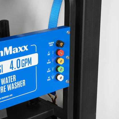 4000 PSI 4 GPM KOHLER E-Start Engine Hot Water Pressure Washer Skid Mounted with 175 Gal Tank,  HPW40KT