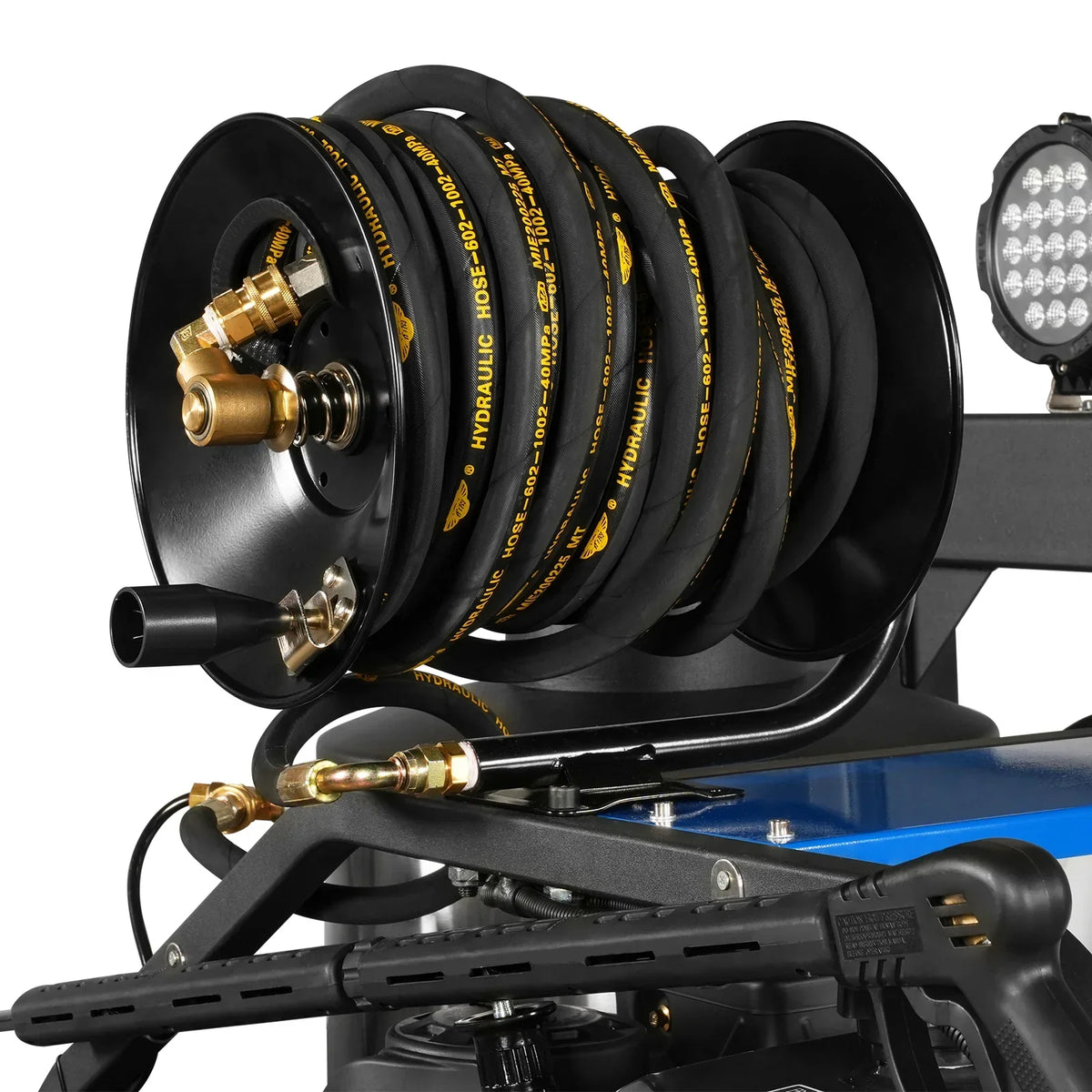 4000 PSI 4 GPM KOHLER E-Start Engine Hot Water Pressure Washer Skid Mounted with 175 Gal Tank,  HPW40KT