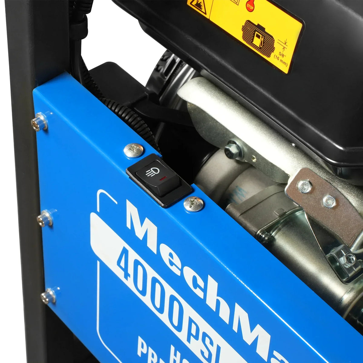 4000 PSI 4 GPM KOHLER E-Start Engine Hot Water Pressure Washer Skid Mounted with 245 Gal Tank,  HPW40KBT