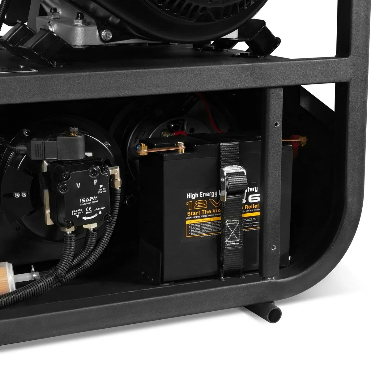 4000 PSI 4 GPM KOHLER E-Start Engine Hot Water Pressure Washer with Hose Reel,  HPW40K