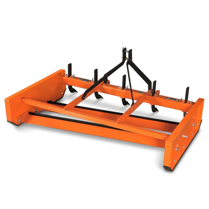 72" Heavy Duty Land Leveler Land Plane Scraper Grader with Shanks 3 Point Hitch,  LP72