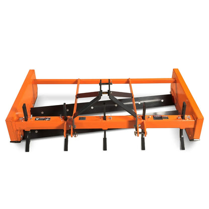 72" Heavy Duty Land Leveler Land Plane Scraper Grader with Shanks 3 Point Hitch,  LP72