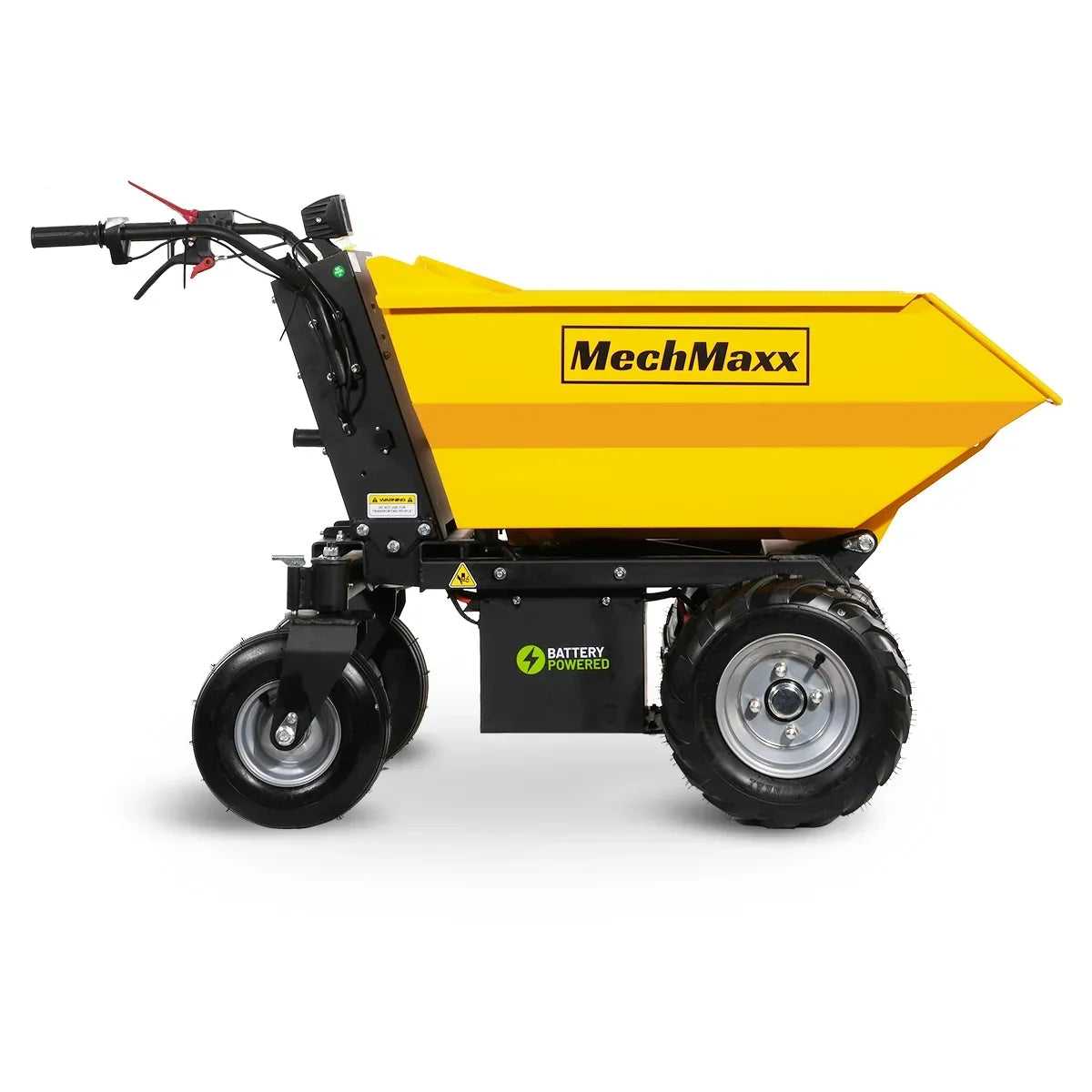 MechMaxx 1100Lbs Loading Battery Powered Barrow Electric Mini Dumper for Sale,  1000W 48V Brushless DC Motor,  E50