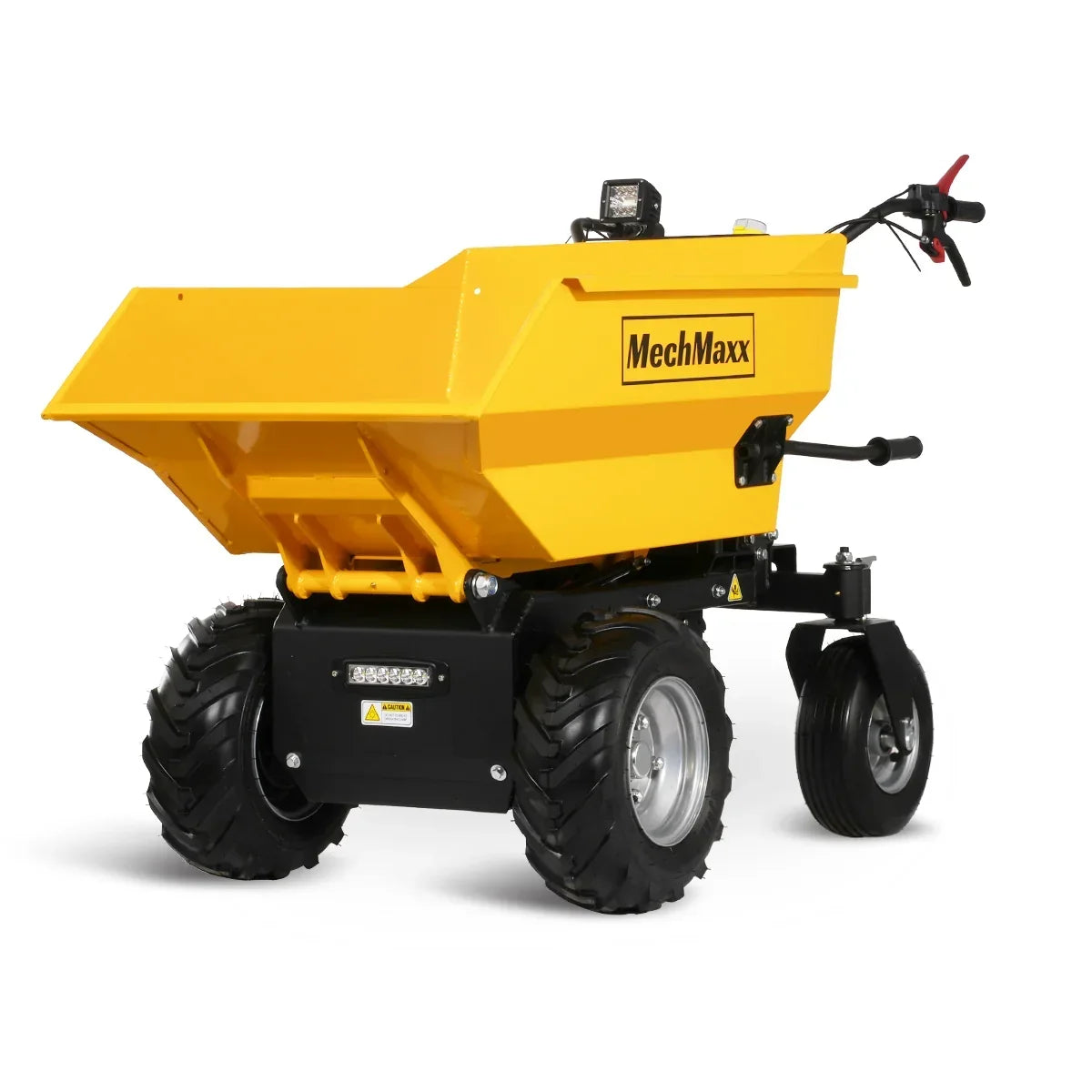 MechMaxx 1100Lbs Loading Battery Powered Barrow Electric Mini Dumper for Sale,  1000W 48V Brushless DC Motor,  E50