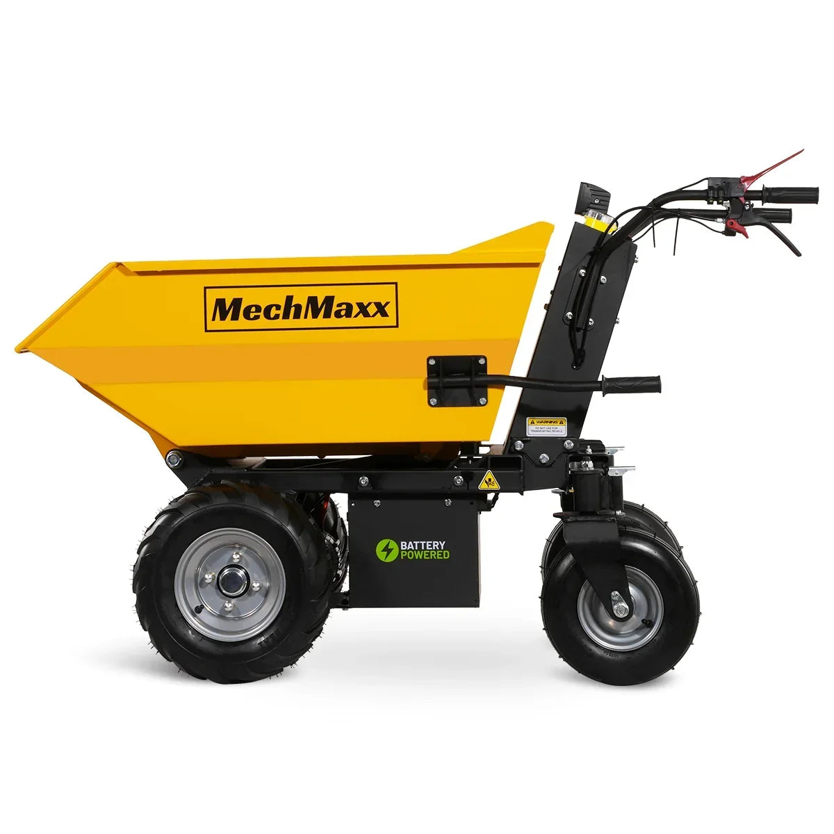 MechMaxx 1100Lbs Loading Battery Powered Barrow Electric Mini Dumper for Sale,  1000W 48V Brushless DC Motor,  E50